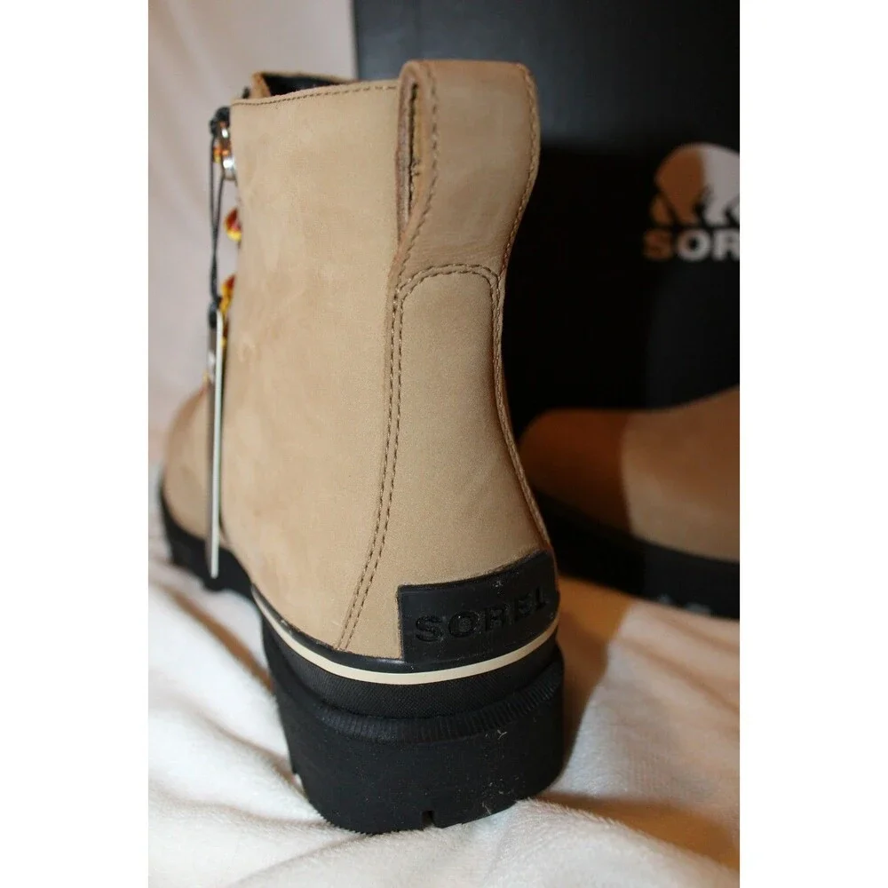 NIB Men's Sorel Leather Boots‎ Waterproof Rain Work Hiking Boots